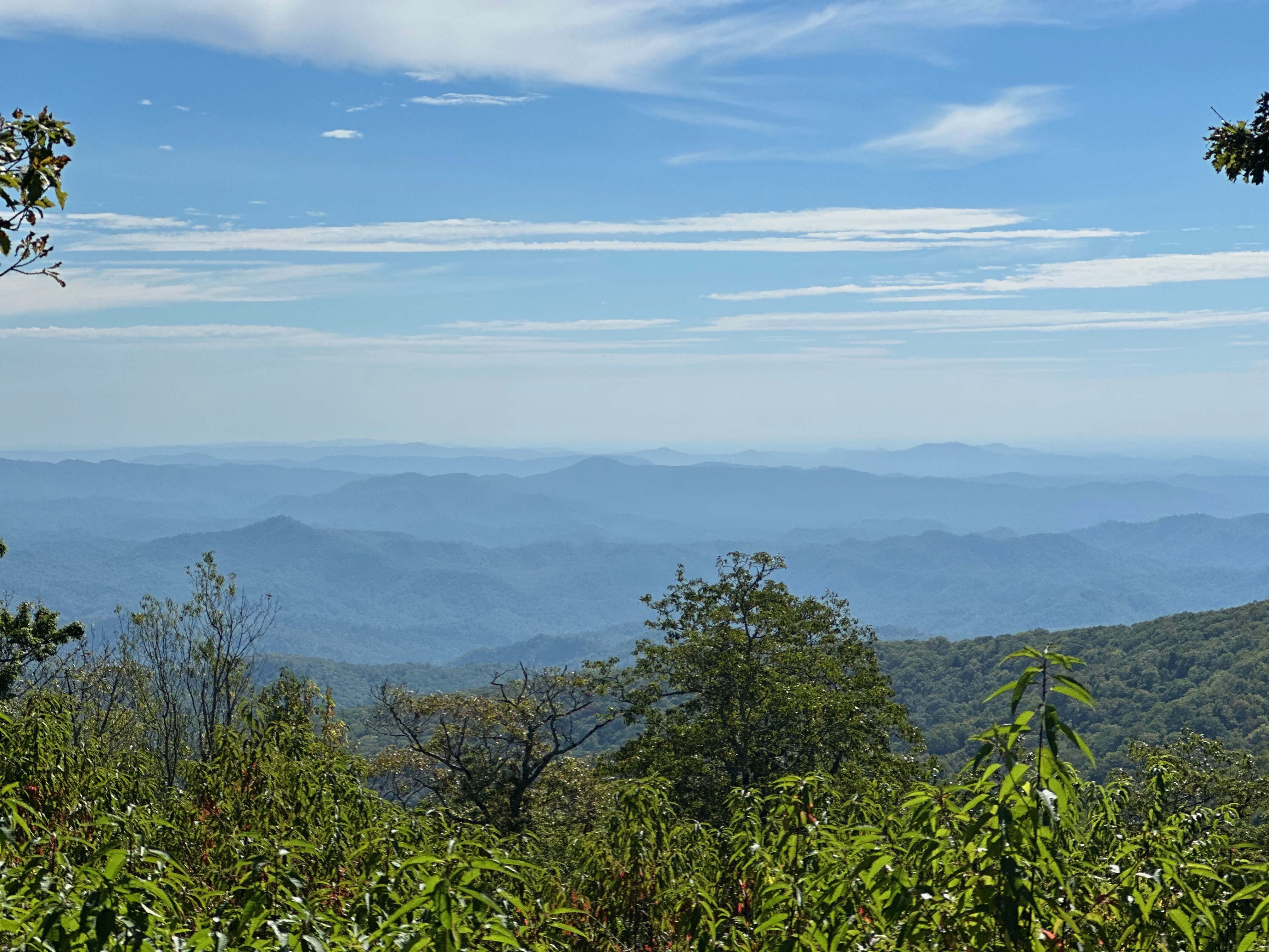 Mountain view on the way up