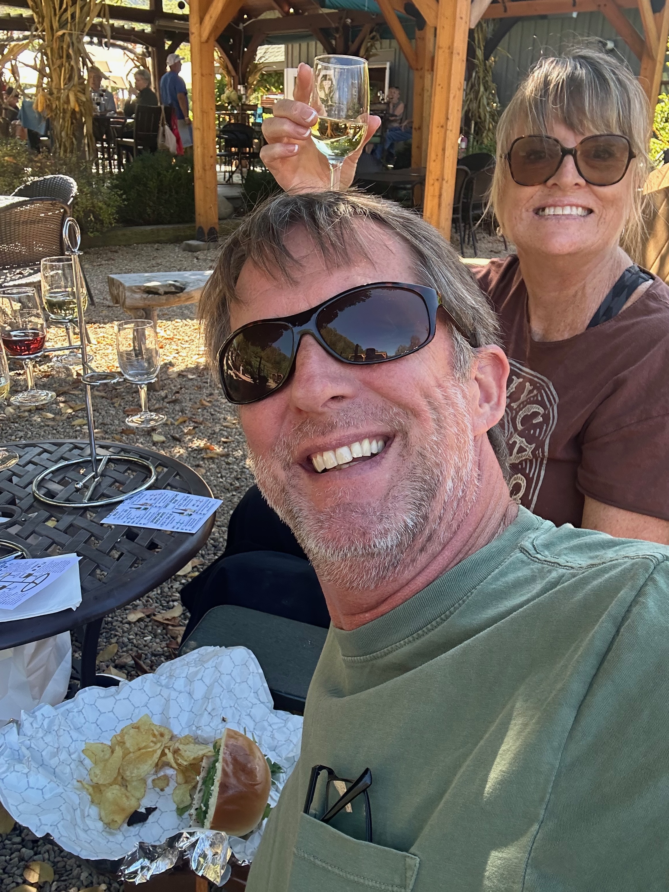 Kylie and John at Grandfather Winery